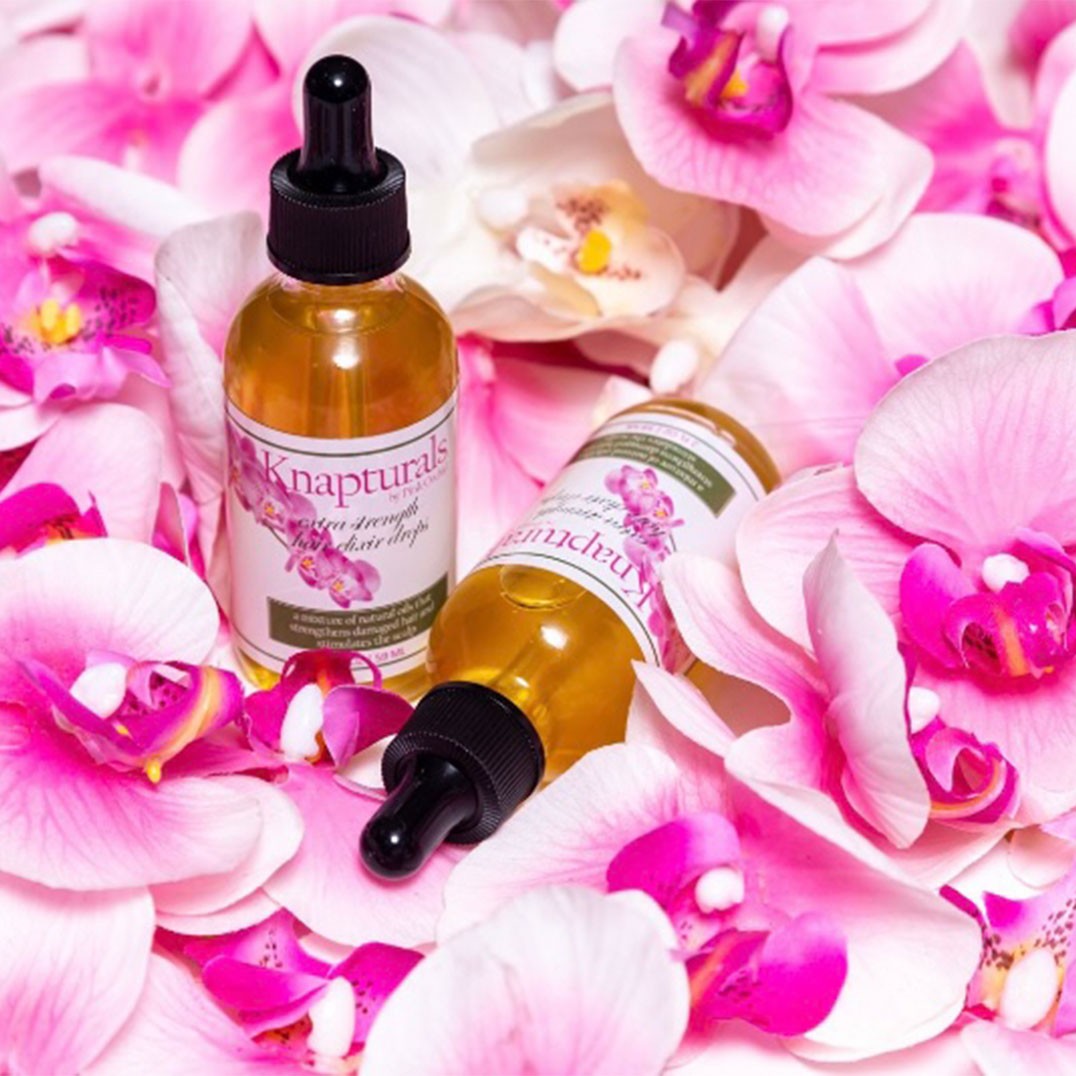Knapturals Extra Strength Hair Elixir Drops - Pink Orchid